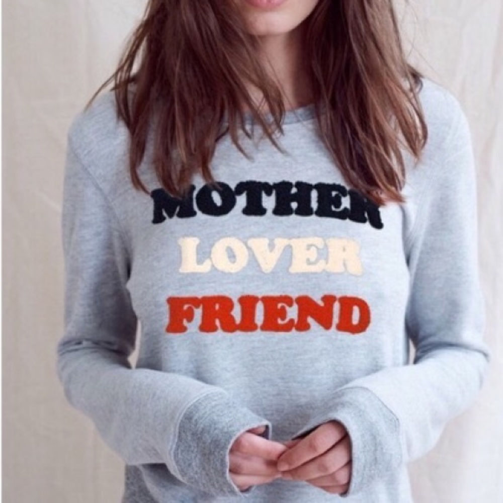 SUNDRY Mother Lover Friend Sweatshirt Size S